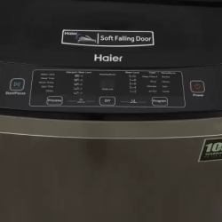 Haier 7 kg 5 star Fully Automatic Top Load | HWM70-826DNZP Washing Machine | Grey, Black