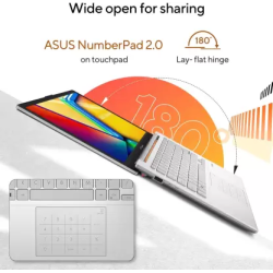 ASUS E1404FA-NK521WS | Vivobook Go 14 2023 AMD Ryzen 5 Quad Core 7520U  | 8 GB/512 GB SSD/Windows 11 Home | Thin and Light Laptop | 14 inch | Silver