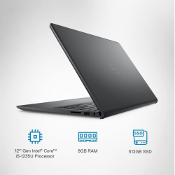 Dell Inspiron 15 | 12th Gen Core i5/ 8GB RAM/ 512GB SSD |  15.6 Inch/Intel UHD Graphics/ Windows 11 | IN3520N843W001ORS1 | Platinum Silver