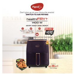 Pigeon Air Fryer HEALTHI FRY PLUS 1400 Watts Air Fry | Roast | Bake | Reheat