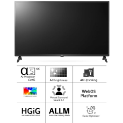 LG Ultra HD 4K LED Smart WebOS TV | 43 inch | 43UQ7500PSF