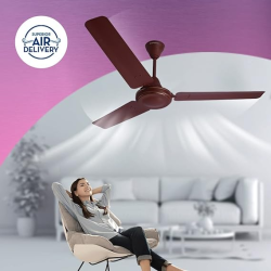 Crompton  | HS Plus | 1200 mm |  3 Blade |  HIGHS Speed  Ceiling Fan | Brown