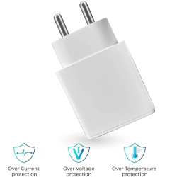 Xiaomi Mi 2A Charger | Original Mobile Wall Charger Fast Charging | White