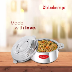 Blueberry's Stainless Steel Hotpot Casserole | 3500 ml | BHP 350