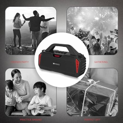 PORTRONICS | POR 1310 | 20W PORTABLE WIRELESS BT SPEAKER | RED