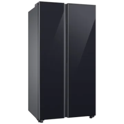 SAMSUNG | Refrigerator | 653 Litres | 3 Sta | Frost Free Side by Side Door Smart Wifi Twin Cooling Plus | Glam Deep Charcoal | RS76CB81A333HL