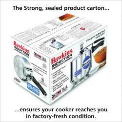 Hawkins Tall Pressure Cooker | Stainless Steel | 3L | HSS3T