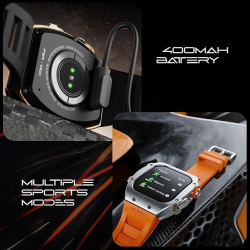 Fire-Boltt ASPHALT Newly Launched Racing Edition Smart Watch | Bluetooth Calling | Silver Orange | BSW176