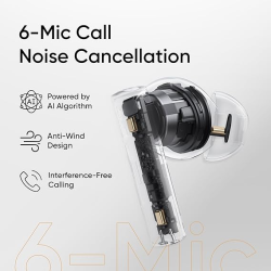 realme Buds Air 6 Tws Earbuds | 12.4 mm | Flame Silver | RMA2402