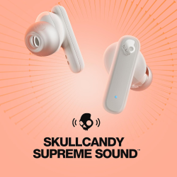 Skullcandy Smokin True Wireless Earbuds | Bone Orange | S2TAW R740