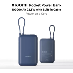 Xiaomi Pocket Power Bank | 10000mAh | 22.5W | Blue | P15ZM