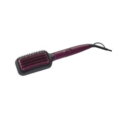 Philips Hair Straightening Brush | Silk Protect Technology I Naturally Straight hair in 5 Mins I BHH730/00