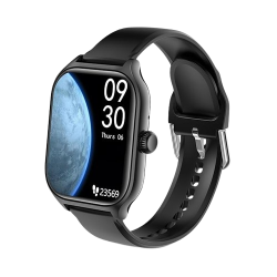 Pebble Vista Smartwatch | 1.99 | HD Infinite Display | BT Calling | Multi Sports Modes | AI Voice Assistant | Jet Black