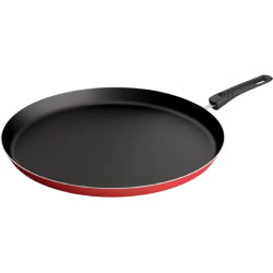 Nolta Popular Series Flat Tawa 28 cm diameter | Aluminium, Non-stick, Induction Bottom