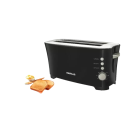 HAVELLS Feasto Pop Up Toaster | 4 Slice | 1350 W | Black