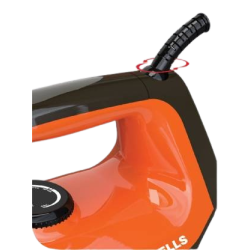 Havells Aquilla Dry Iron | 1000 W | Orange & Black