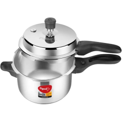 Pigeon Inox Stainless Steel Induction Bottom Pressure Cooker | 3 L