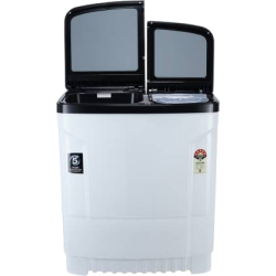 Godrej Semi Automatic Top Load | 8 kg | Black White | WSEDGE ULT 80 5.0 DB2M CSBK