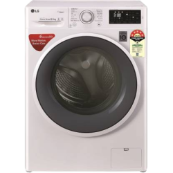 LG 6.5 kg 5 Star Fully Automatic Front Load with In-built Heater-FHT1265ZNW.ABWQEIL | White