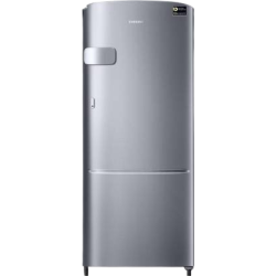 SAMSUNG 192 L Direct Cool Single Door 3 Star Refrigerator | RR20R1Y2YS8/HL | Elegant Inox