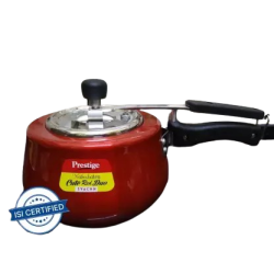 Prestige Nakshatra Cute Red Duo Aluminium Induction Bottom Pressure Cooker | Svachh | 3 L |