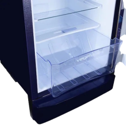 Godrej Edge Pro Single Door Refrigerator | 185 Litres | 4 Star | Direct Cool Inverter Technology | Marine Blue | RD EDGEPRO 210D TA