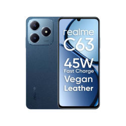 realme C63 | 4GB | 64GB | Leather Blue