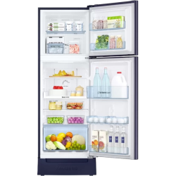 SAMSUNG Refrigerator | RT28T3122UT/HL | 253 L | Frost Free Double Door 2 Star Refrigerator with Base Drawer | Pebble Blue