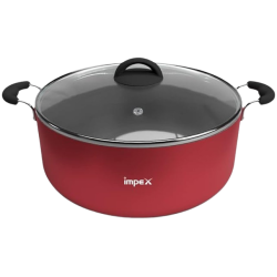 Impex Aluminium Biryani Pot | 13 Liters | High Grade Greblon Non-Stick | ISP-3415