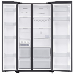 Samsung 700 L with Inverter Side by Side Refrigerator | RS72R50112C/TL | Black