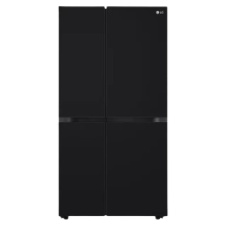 LG Side by Side Refrigerator | Frost Free with Smart Inverter Compressor | 650 Litres | 3 Star | Black Mirror | GLB257DBM3