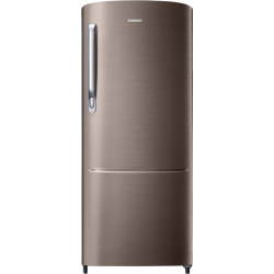 SAMSUNG 223 L Direct Cool Single Door 3 Star Refrigerator | Luxe Brown |  RR24C2723DX/NL