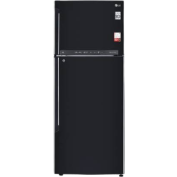 LG 471 L 3 Star with Inverter Double Door Refrigerator | GL-T502FES3 | Ebony Sheen