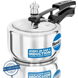 Hawkins Stainless Steel |HSS15 |  Induction Bottom Pressure Cooker | 1.5 L