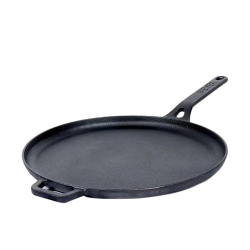 Meyer Pre-Seasoned Cast Iron Tawa Pan | Iron Tawa Big Size |  Black