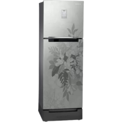 SAMSUNG 236 L Frost Free Double Door 2 Star Refrigerator with Base Drawer RT28C3832QB/HL | Bouquet Silver