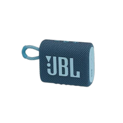 JBL Go 3 Wireless Ultra Portable Bluetooth Speaker | Waterproof | Fabric Design | Blue