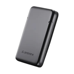 ambrane AeroSync PB 10 10000 mAh 15W Fast Charging Power Bank | Black