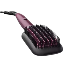 Philips Hair Straightening Brush | Silk Protect Technology I Naturally Straight hair in 5 Mins I BHH730/00