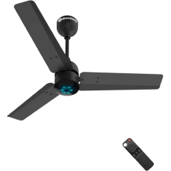 Atomberg Renesa Ceiling Fan |  900 mm BLDC Ceiling Fan with Remote Control | LED Indicators |Midnight Black | FG0382