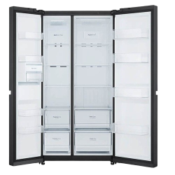 LG Refrigerator | GC-B257UGLW | 694 litres | Frost Free | Side-by-Side Refrigerator | Linen White