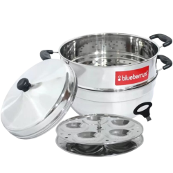 Blueberrys 2 Tier Multicooker with lifter  | Stainless Steel