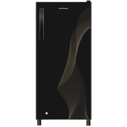 Kelvinator 190 litres 2 Star Single Door Refrigerator Refrigerator-KRD-A210BKG | Black