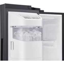 SAMSUNG 657 L Frost Free Side by Side Refrigerator | Gentle Black Matt | RS74T5F01B4/TL