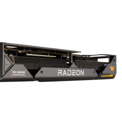 ASUS TUF Gaming Radeon RX 7800 XT OC Edition 16GB GDDR6 optimized inside and out for lower temps and durability.