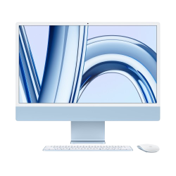 Apple 2023 iMac | MQRQ3HN/A | M3 chip with 8‑core CPU and 10‑core GPU | 8GB Unified Memory | 256GB | Blue