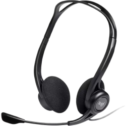 Logitech H370 USB Wired Headset | On the Ear | Black