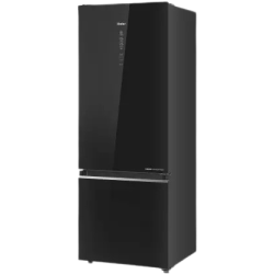 Haier Frost Free Double Door Bottom Mount 2 Star Refrigerator | 445 L | HRB-4952CKG-P | Black Glass