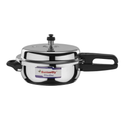 Butterfly Blue Line Induction Bottom Pressure Cooker | 3 L | Stainless Steel