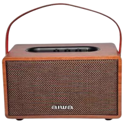 Aiwa MI-X150 Retro Plus X Bluetooth Home Audio Speaker | Brown